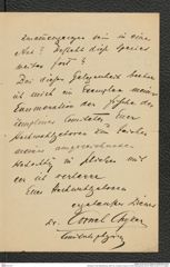 Nachlass Franz Steindachner, Brief von Cornelius Chyzer an Franz Steindachner (02.04.1883), Inv.Nr. 81.01, Seite 3